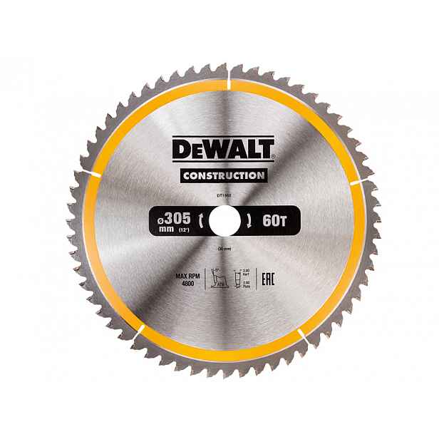 DeWalt DT1960 pilový kotouč na dřevo 305 mm 30 mm 60z