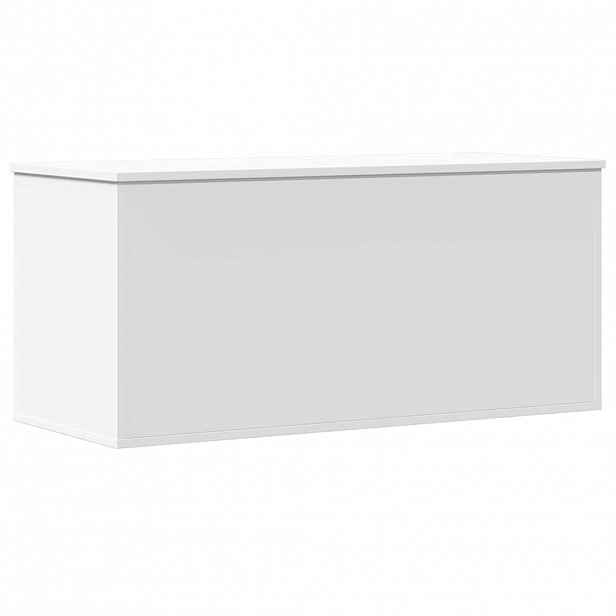 vidaXL Úložný box bílý 100 x 42 x 46 cm kompozitní dřevo