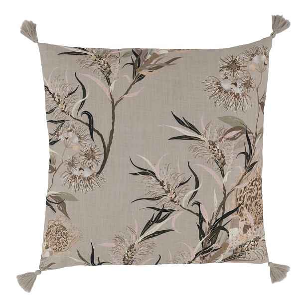 Béžový povlak na polštář s květinovým vzorem Aix Vintage Quilt - 50*50 cm Chic Antique