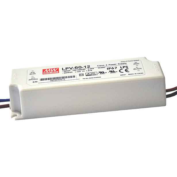 LED driver Mean Well LPV 60 W 12 V