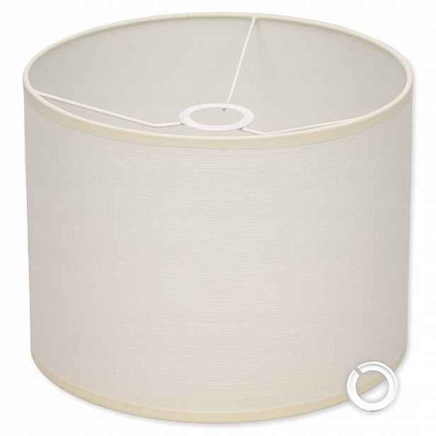 Stínidlo Vlora Krémové Ecru Ekri Pvc Tkanina 30x25 cm e27 e14 pro lampy