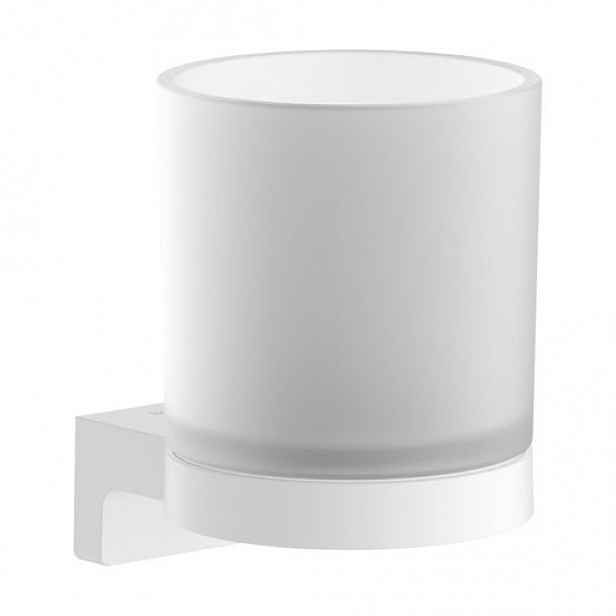 Hansgrohe AddStoris S držák skleniček včetně skleničky matná bílá 41769700
