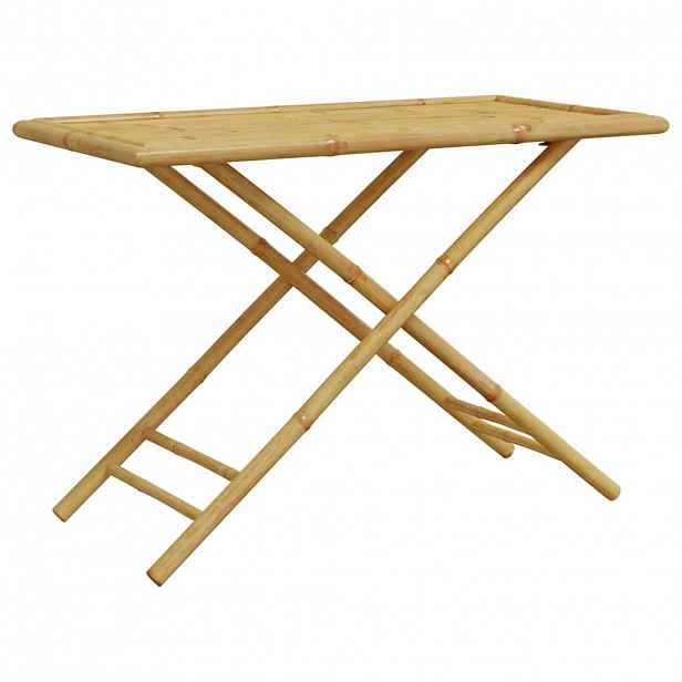 vidaXL Skládací zahradní stůl 115 x 55 x 75 cm bambus