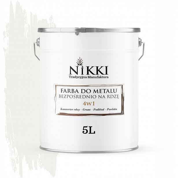 Barva Na Kov, Přímo Na Rez Pozink 4v1, Silniční Bílá, Ral 9016 Matná, 5L
