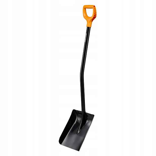 Fiskars Solid+ Lopata na betonu uhlí, štěrk a písek, ocelová lopatka