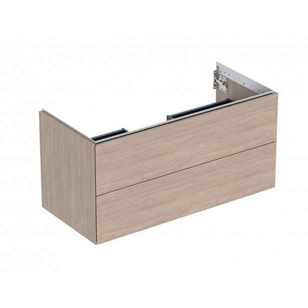 Geberit ONE - Umyvadlová skříňka 104x50x47 cm, 2 zásuvky, dub 505.264.00.5