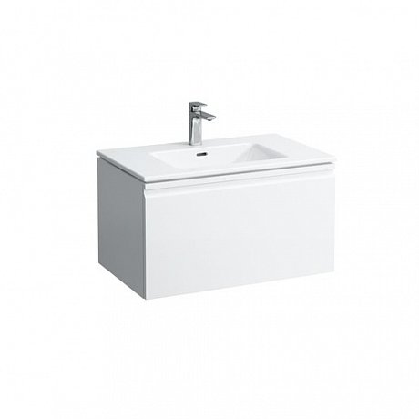 Koupelnová skříňka s umyvadlem Laufen Laufen PRO S 80x44x55 cm bílá lesk H8609644751041