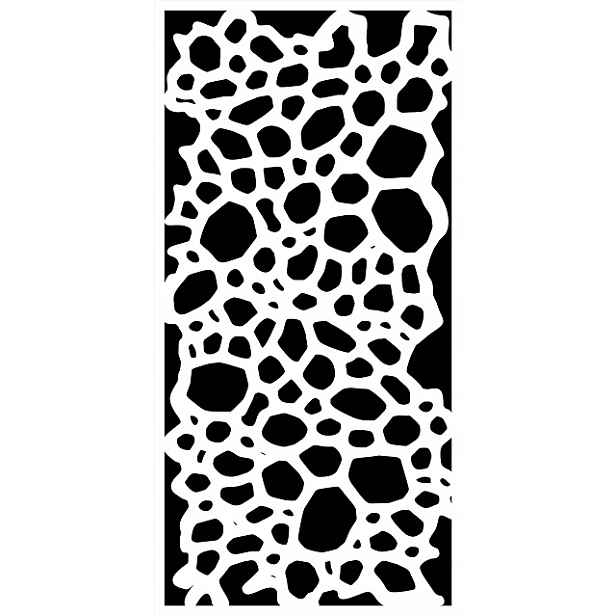 Omítací Šablona LuxBud Panel 18 pro ozdobné omítky 92 cm Dekor 3D Zeď