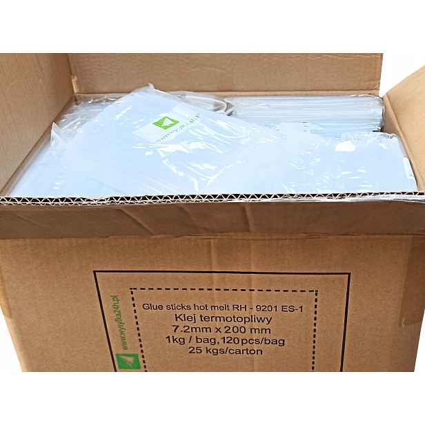 Silné Lepidlo Pro Horkovzdušnou Tavnou Pistoli 7,2 mm x 200 mm karton 25 kg