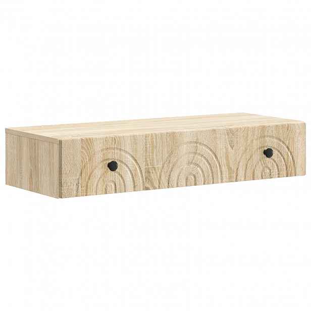 vidaXL Nástěnný boční stůl 87,5 x 34,5 x 17 cm Kompozitní dřevo