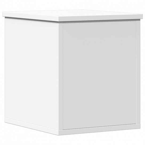 vidaXL Úložný box bílý 30 x 35 x 35 cm kompozitní dřevo