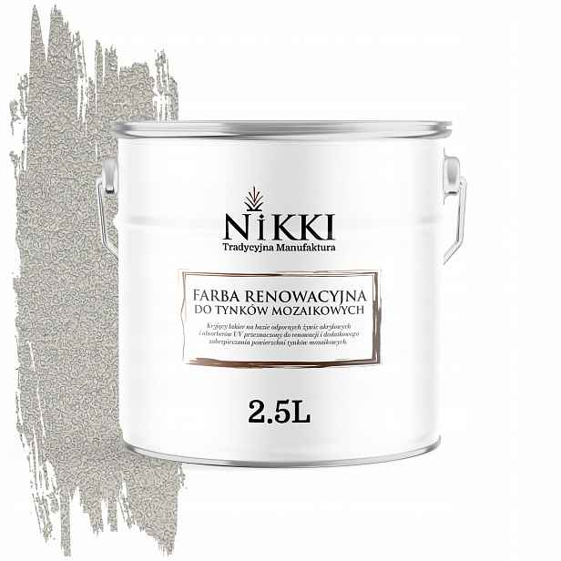 Barva pro mozaikovou omítku Renovační 2.5L Obnova Bílá Signální RAL9003