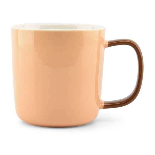 Oranžový hrnek z kostního porcelánu 370 ml Mae – ONA