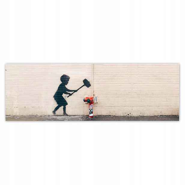 Plakáty 200x66 Banksy Hydrant Graffiti