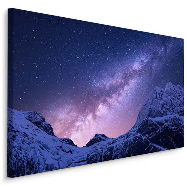 Plátno Mléčná Dráha Přes Zasněžené Hory Varianta: 120x80