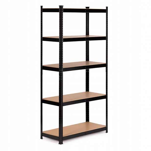Regál Do Skladu Modernhome 875KG Stabilita Kov Mdf