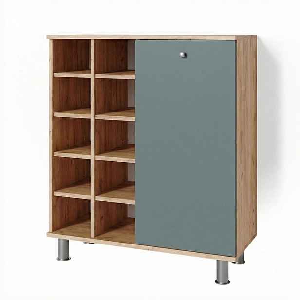Vicco SKŘÍŇKA DO KOUPELNY Fynn Zelená 78.4 x 91.6 cm