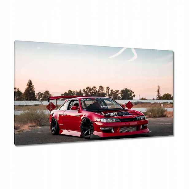 Obrazy 120x70 Sportovní červené auto