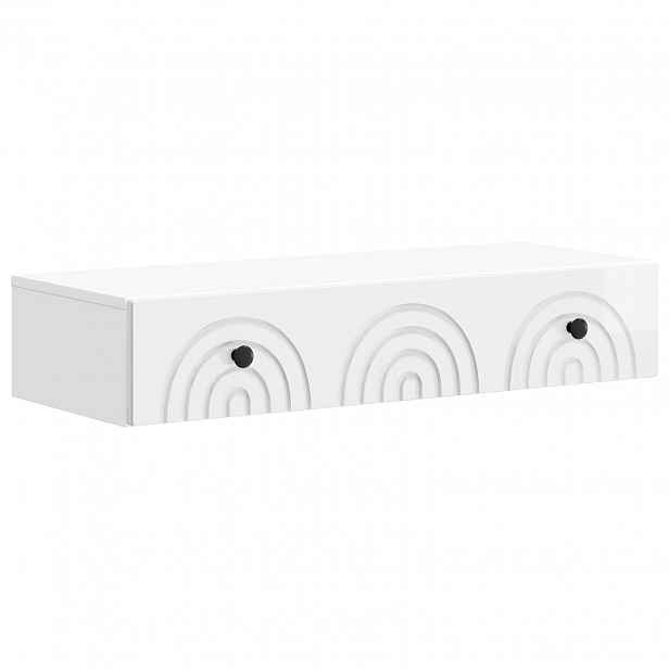 vidaXL Nástěnný boční stůl 87,5 x 34,5 x 17 cm Kompozitní dřevo