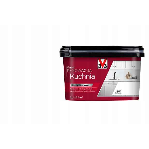 3V3 Easy Renovace Pvc Kafli Kuchyně Rychlá Obnova Boazerie Bílá 2000ML