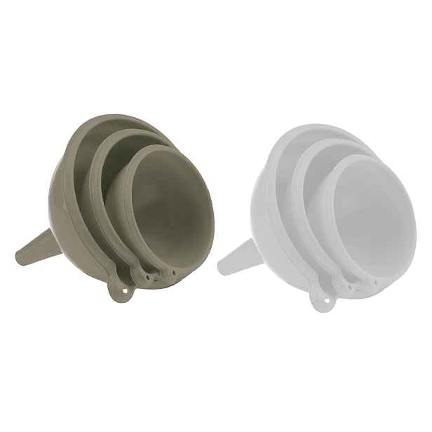 HEIDRUN - Nálevka sada 3ks 10,12,14cm různé barvy