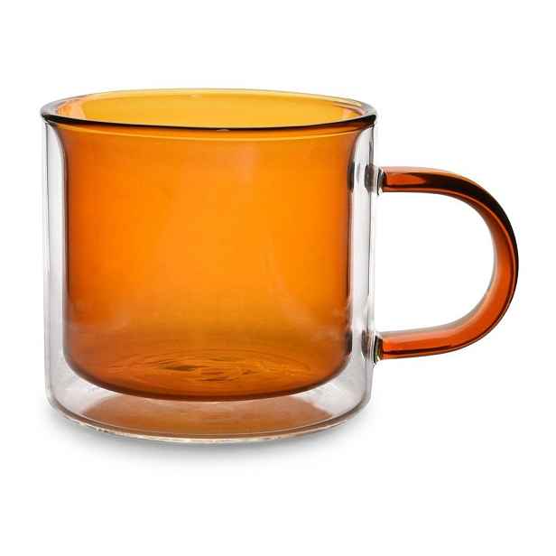 Jantarové skleněné hrnky v sadě 2 ks 270 ml Liv – ONA