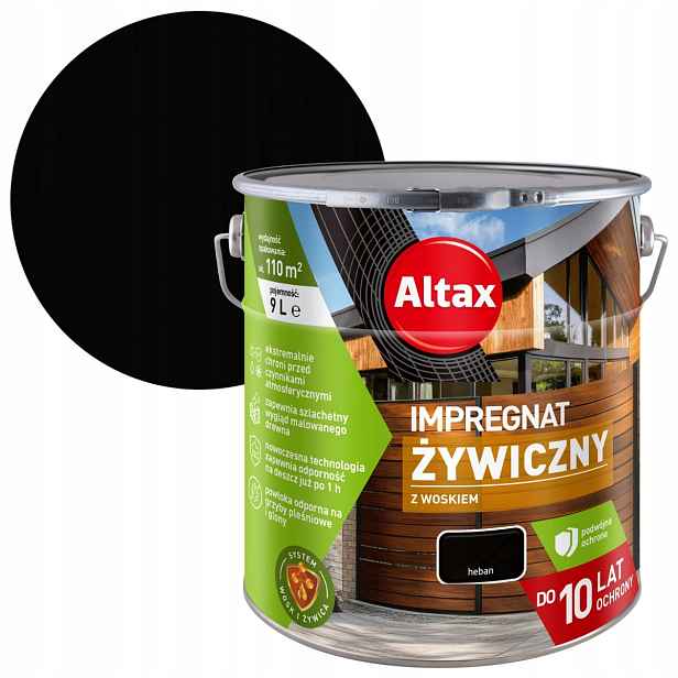 Altax Impregnát pryskyřičný 9L Eben