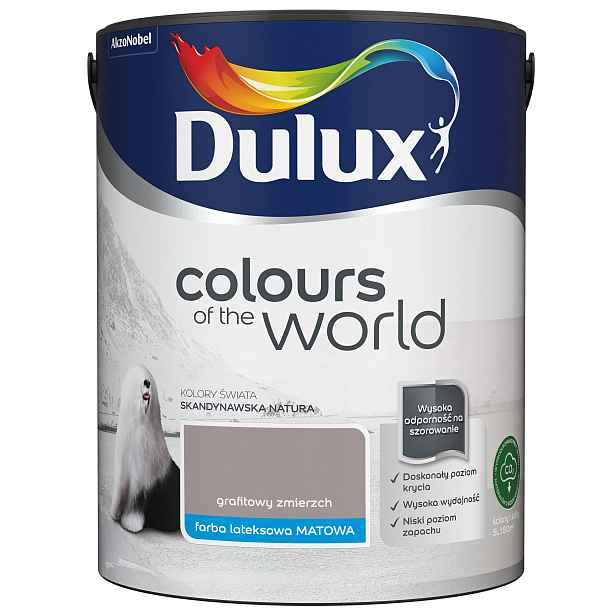 Dulux Colours Of The World Barva Emulzní Barva Graphite Dusk 5L