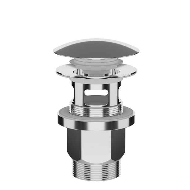 Eco produkty Klik klak - umyvadlový odpadní ventil 5/4" s nerezovou zátkou (odstín chrom)