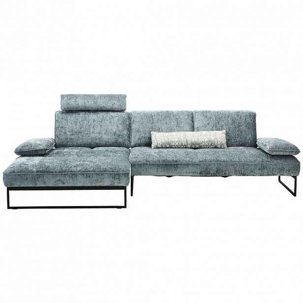 Joop! ROHOVÁ SEDAČKA, textil, šedomodrá