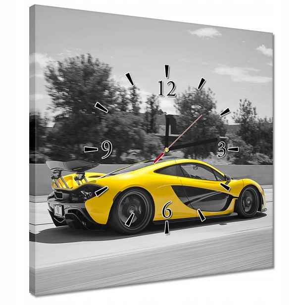 Nástěnné hodiny 40x40 Mercedes McLaren P1