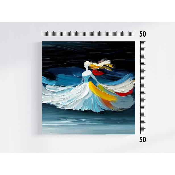 Obraz Na Plátně Canvas Postava Žena Dívka Modelka Ukázka Móda 50x50