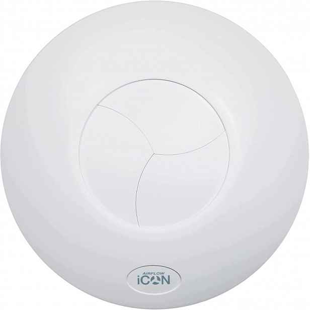 Odtahový Ventilátor Koupelna 100 MM Časovač IPX4 Airflow Kompletní