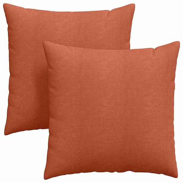 vidaXL Pohovkové polštáře 2 pcs Červená oranžová 60 x 60 cm