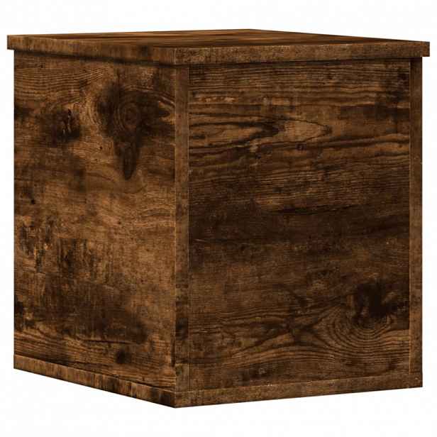 vidaXL Úložný box kouřový dub 30 x 35 x 35 cm kompozitní dřevo