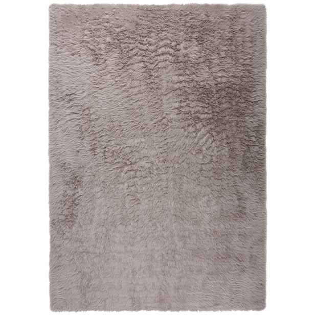 Kusový koberec Alpine Faux Fur Soft Grey, 160x230, šedá, ložnice, Flair Rugs