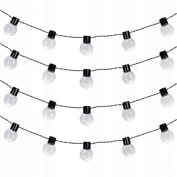 Solární Girlanda 7 m 20 Led Us Zahradní Světla světelný řetěz světel