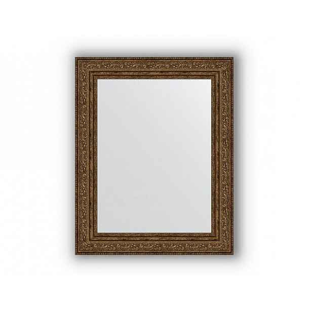 Zrcadlo v rámu, patinovaný bronzový ornament 56 mm BY 3041 54x74 cm