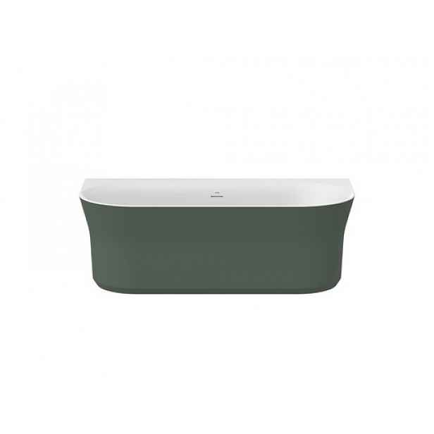 Volně stojící vana Ravak Ypsilon Wall  178x86 cm akrylát levá i pravá Grey Green XC00100064