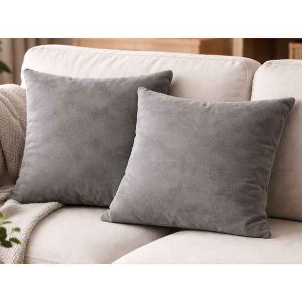 Dekorační polštář (2 ks) Vanessa M 45x45 cm, šedý
