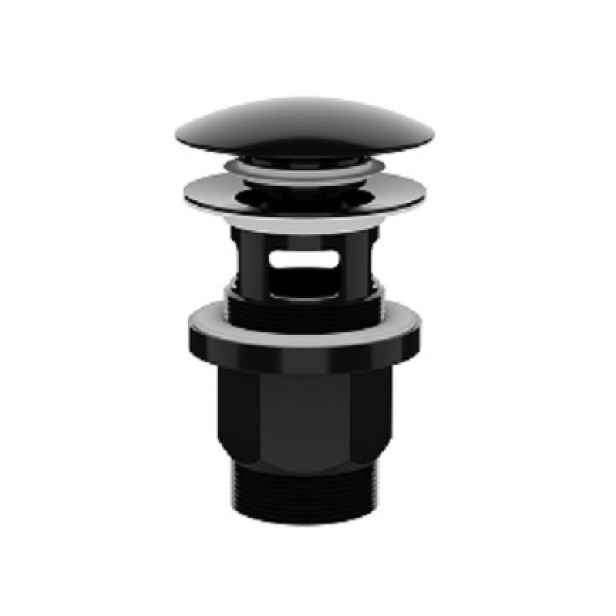 Eco produkty Klik klak - umyvadlový odpadní ventil 5/4" plast/nerez černá