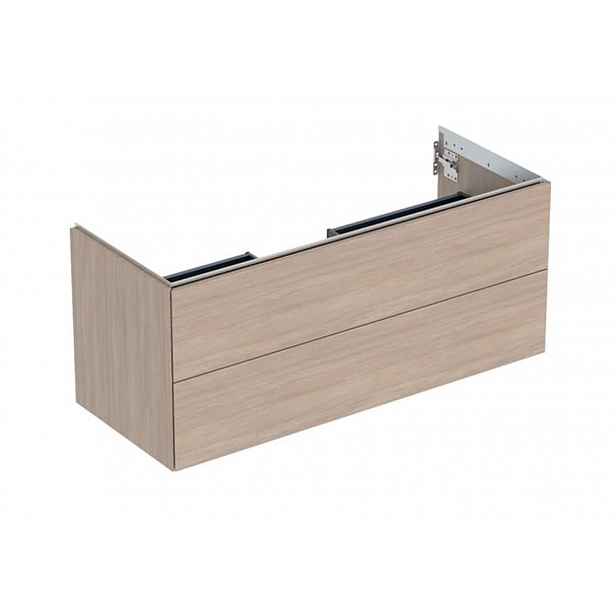 Geberit ONE - Umyvadlová skříňka 118x50x47 cm, 2 zásuvky, dub 505.265.00.5