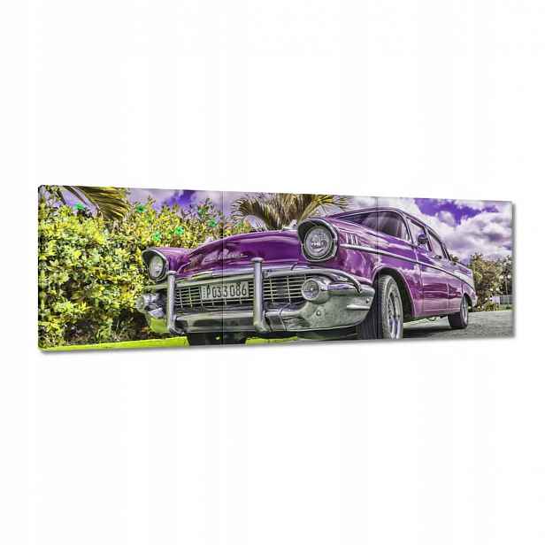 Obrazy 120x40 Fialový Chevrolet