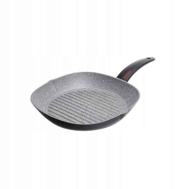 Grilovací Pánev Moneta Diana 28 cm čtvercová, hliníková, na indukci