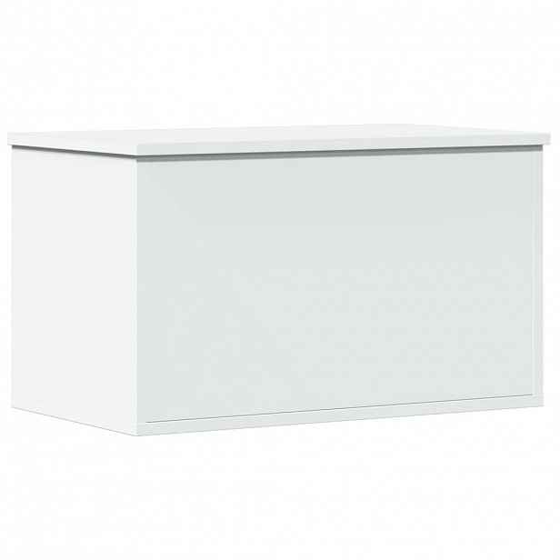 vidaXL Úložný box bílý 60 x 35 x 35 cm kompozitní dřevo
