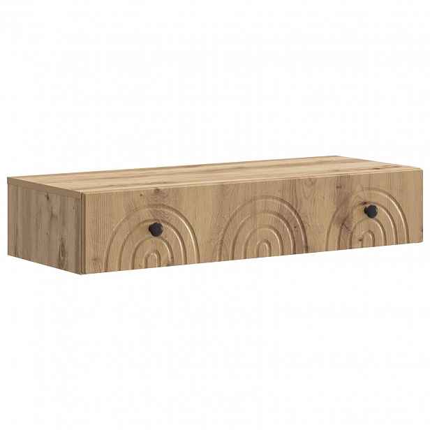 vidaXL Nástěnný boční stůl 87,5 x 34,5 x 17 cm Kompozitní dřevo