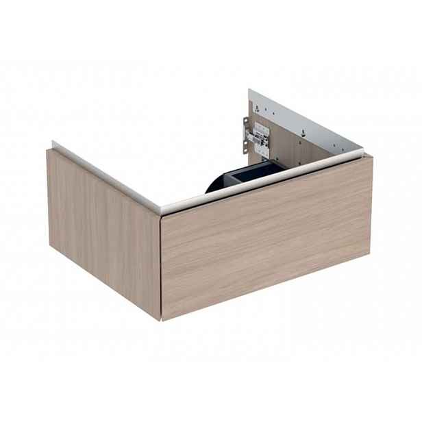 Geberit ONE - Umyvadlová skříňka 59x27x47 cm, 1 zásuvka, dub 505.071.00.5