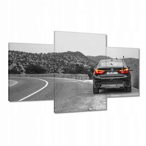 Hodiny 100x60 Bmw černé X6