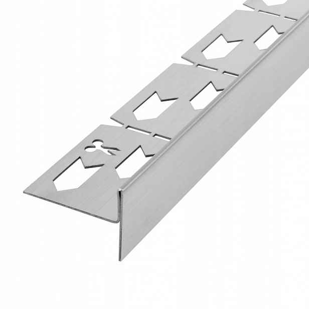 Levá sklápěcí lišta, 140 cm, kartáčovaný nikl (REA-K3221) /ka/.