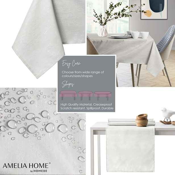 Restilo Ubrus AmeliaHome VESTA BRD krémový, velikost 140x220